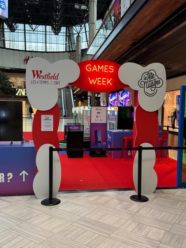 Games Week - Westfield les 4 temps - La Tête dans les nuages