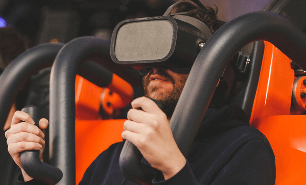 Attraction a sensation intérieur - Réalité virtuelle - nacelle 360° - DOF