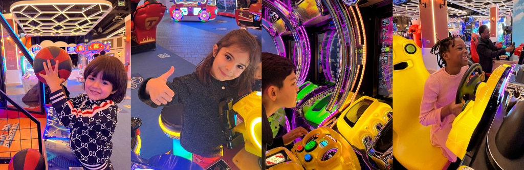 Freeplay Kids, enfants, Jeux arcade, gaming, bowling, attractions, fun, amusement